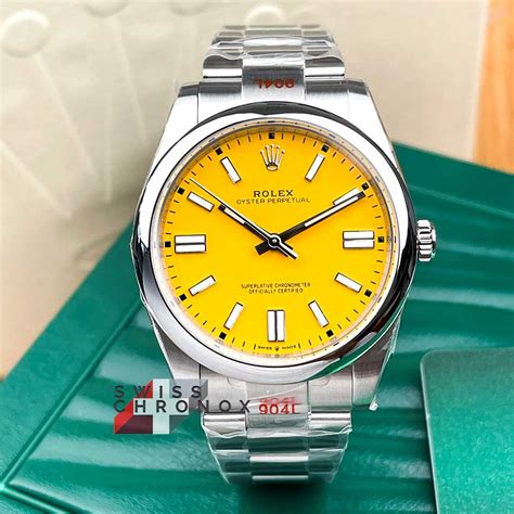 rolex yellow 41